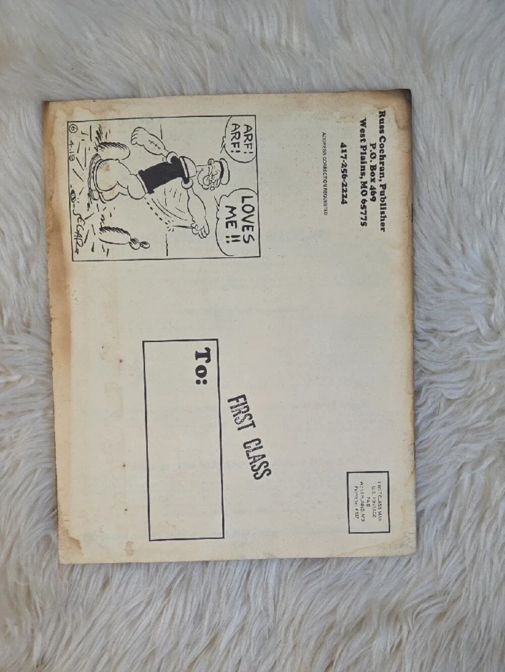 Russ Cochran Comic Art Auction Catalog #13 Original Comic Art Auction 1983 Frank
